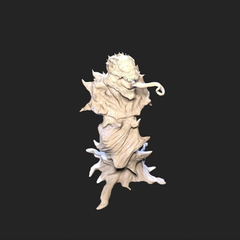 Symbiote 3D-utskriftsmodell STL