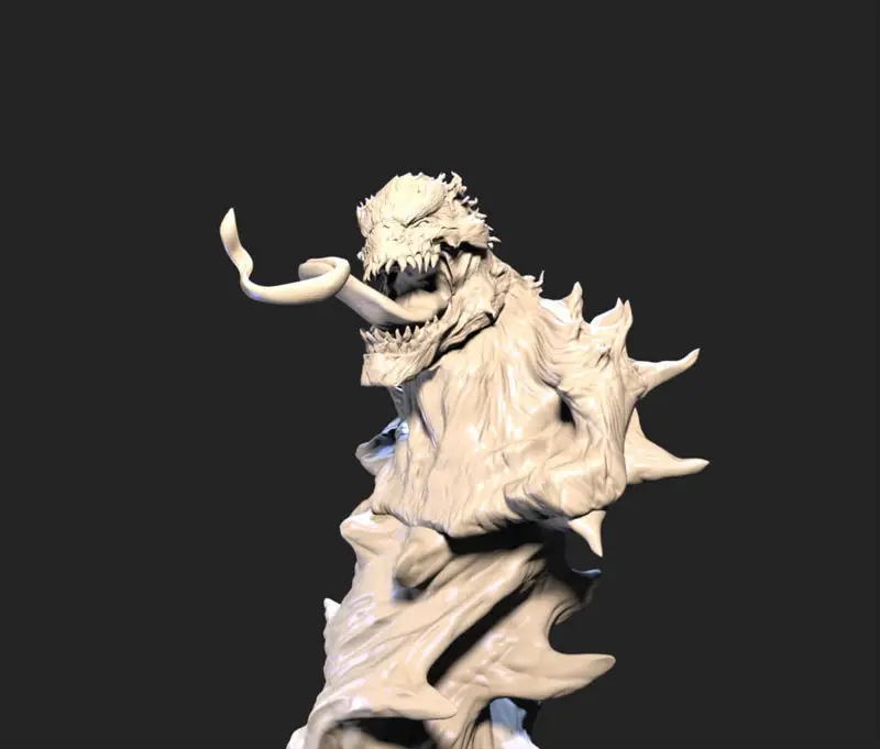 Symbiote 3D-utskriftsmodell STL