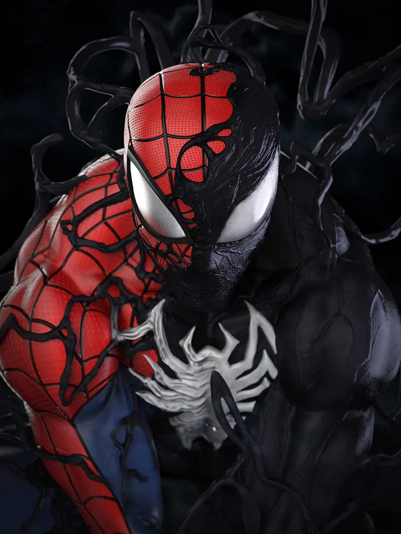 Model 3D tiskanja Symbiote Spiderman STL