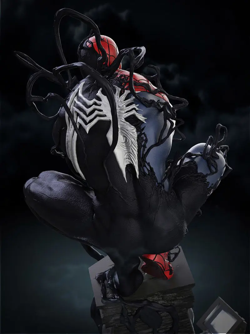 Symbiont Spiderman 3D-Druckmodell STL