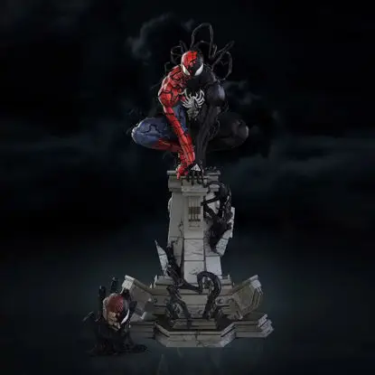 Symbiont Spiderman 3D-printmodel STL