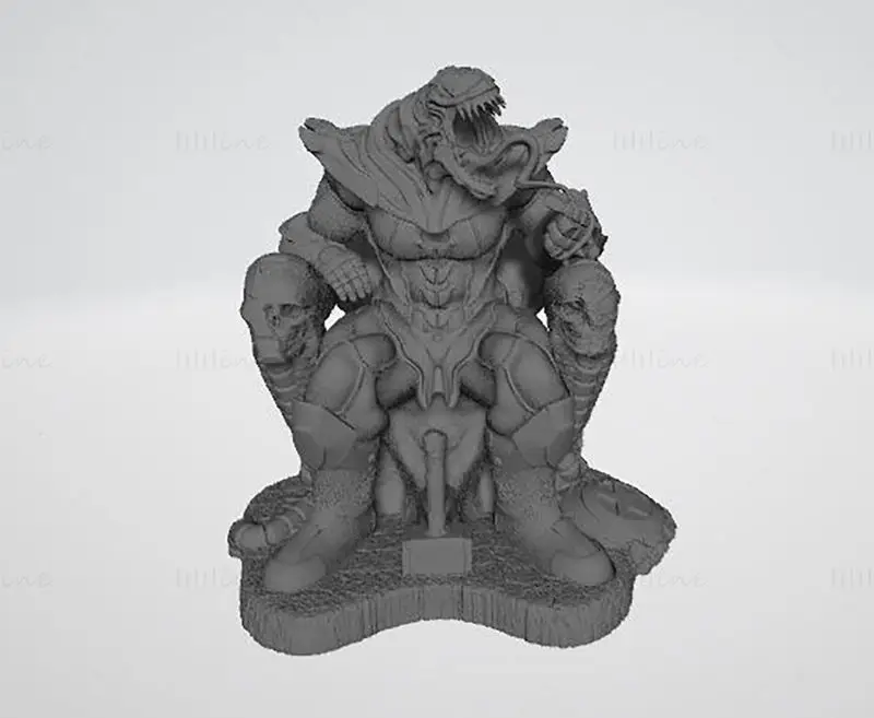 Sembiyot Thanos - Venom - Sonsuzluk Dayağı 3D Baskı Modeli STL
