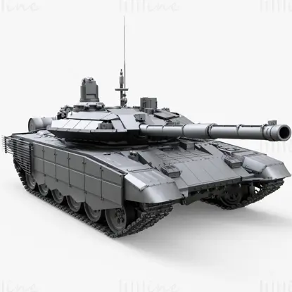 Танк Т-90СМ 3D модель