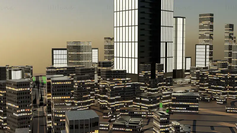 Taipei Citymap Building 3D Model