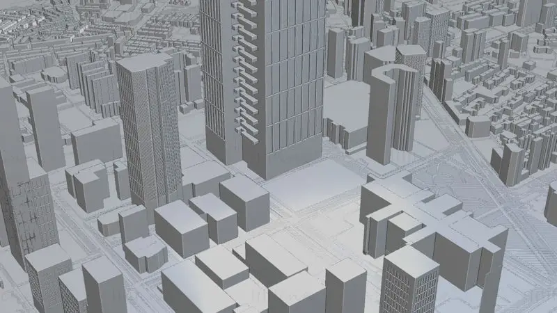 Taipei Citymap Building 3D Model