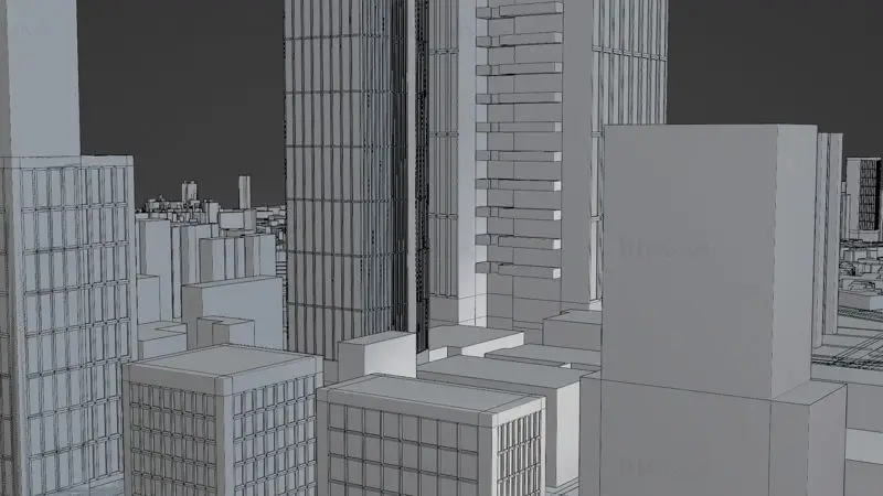 Taipei Citymap Building 3D Model