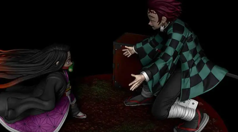 Tanjiro und Nezuko – Dämonentöter 3D-Druckmodell STL-Dateien