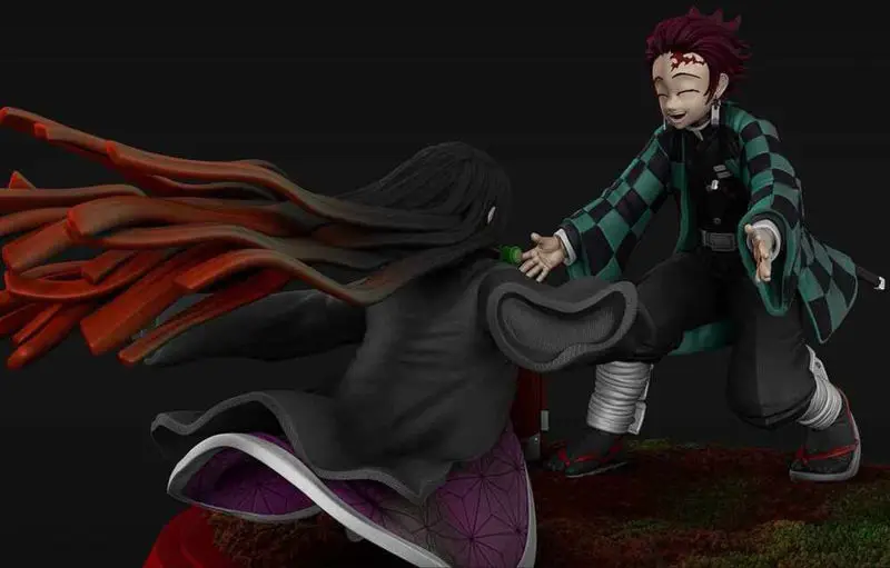 Tanjiro und Nezuko – Dämonentöter 3D-Druckmodell STL-Dateien