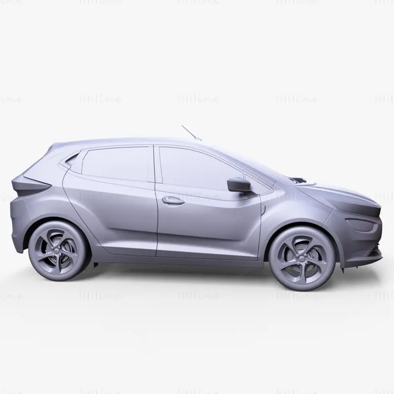 Tata Altroz ​​2020 Car 3D Model