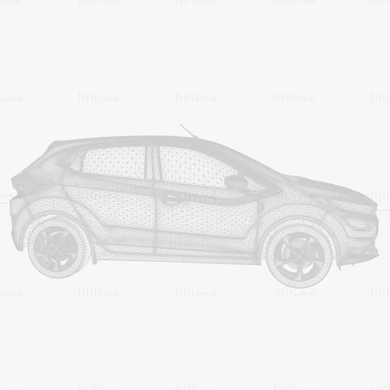 نموذج سيارة تاتا التروز 2020 ثلاثي الأبعاد