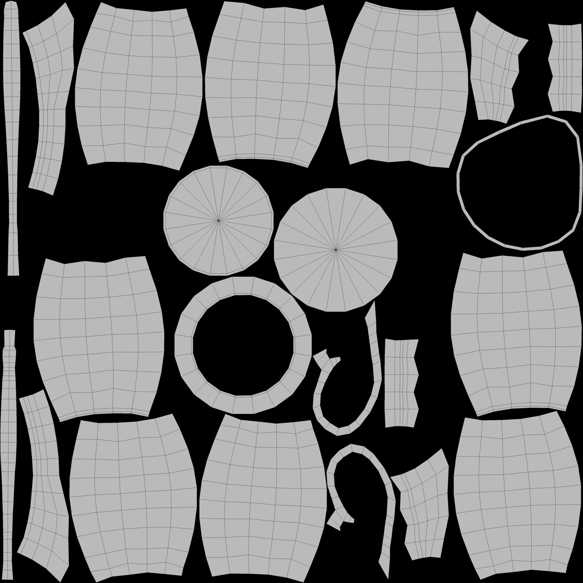 Tea set 3d model