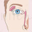 Tear duct vector illustration