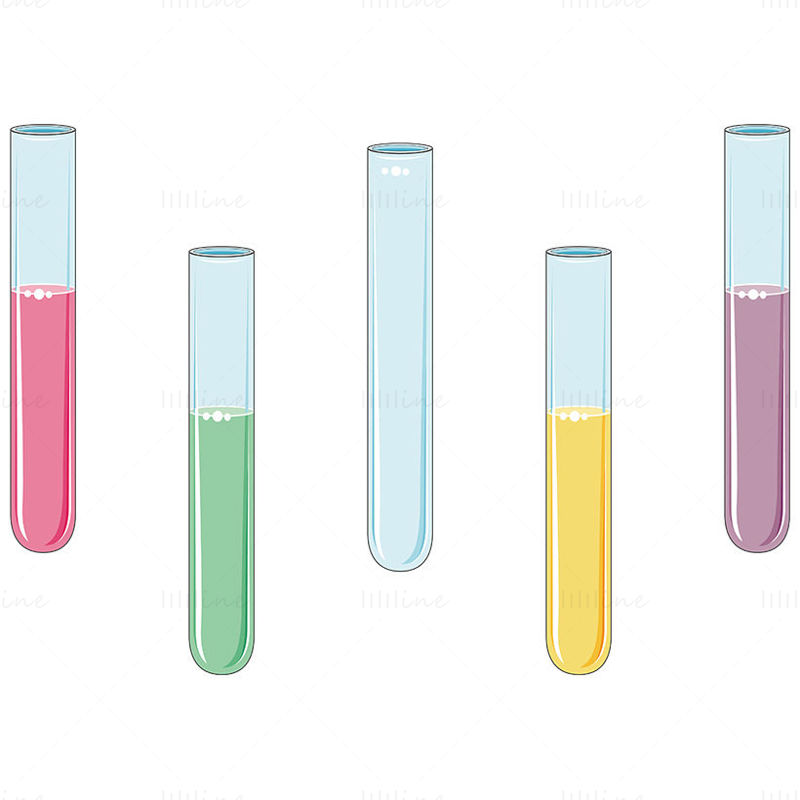 Test tubes vector