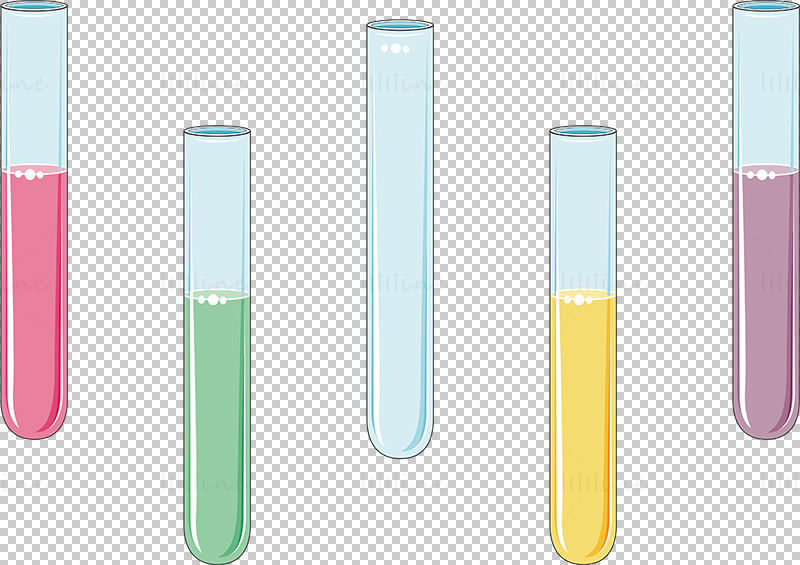 Test tubes vector