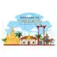 Thailand Travel poster design vector