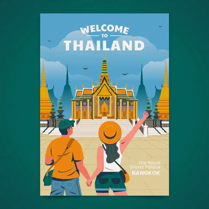 Thailand Reizigersvector