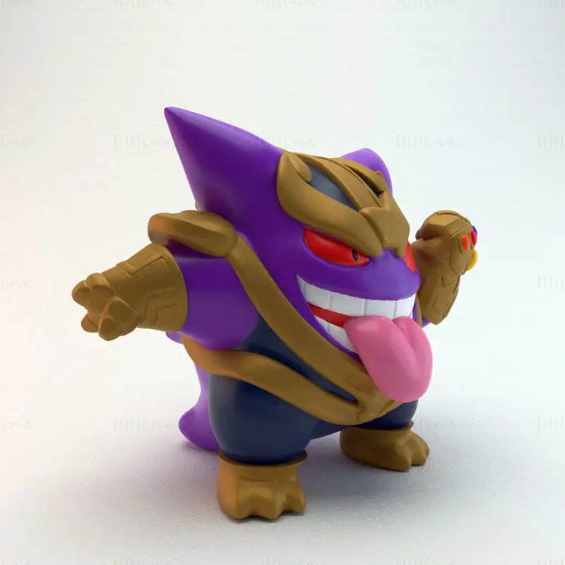 Thangar Thanos Gengar 3D-Druckmodell STL