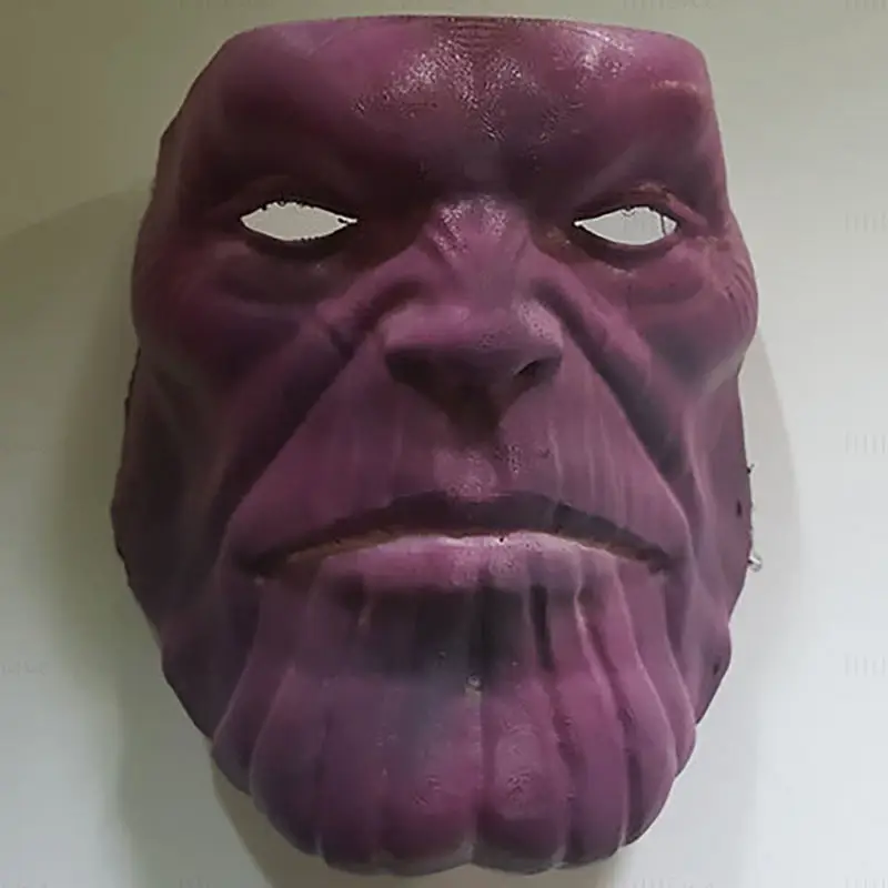 چاپ سه بعدی صورت و کلاه Thanos مدل STL