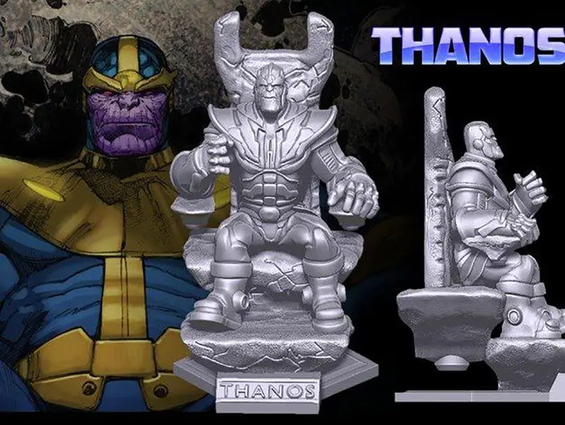 Thanos beeldje 3D-printmodel STL
