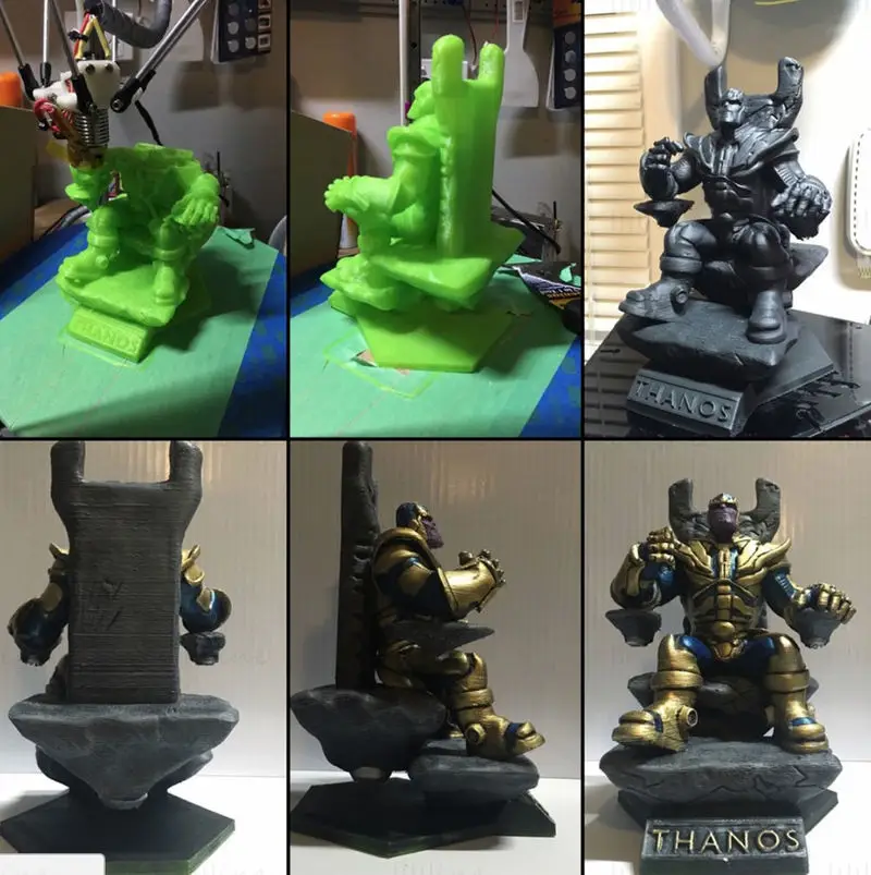 Thanos beeldje 3D-printmodel STL