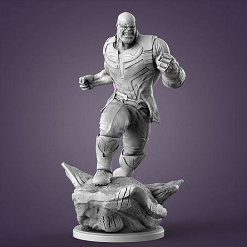 Thanos in Action 3D Model Ready to Print