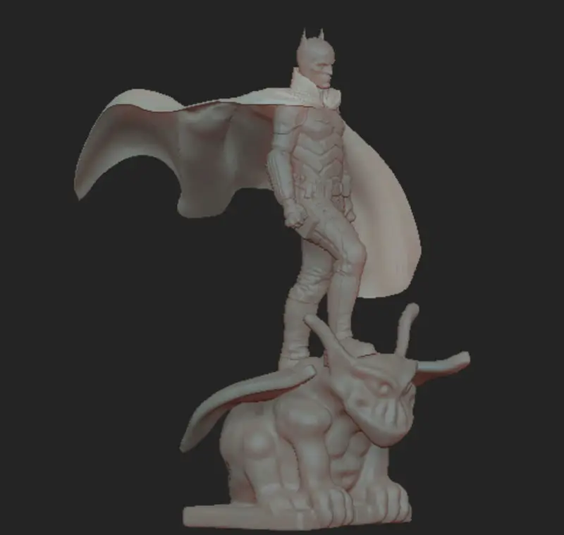 El modelo de impresión 3D de Batman Robert Pattinson STL