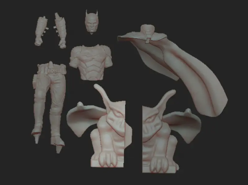 El modelo de impresión 3D de Batman Robert Pattinson STL