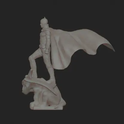 Batman Robert Pattinson 3D Baskı Modeli STL