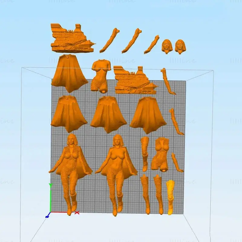 The Boys Stormfront Figures 180mm 3D Printing Model STL