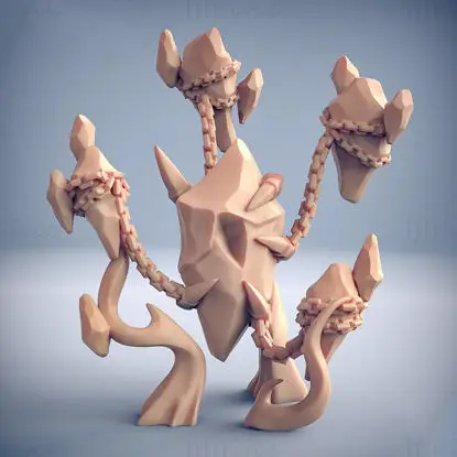 Modelo de impresión 3D del Ojo de Tialevor en miniatura