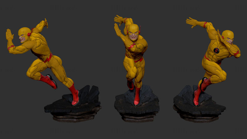 The Flash Figurines 3D Printing Model STL