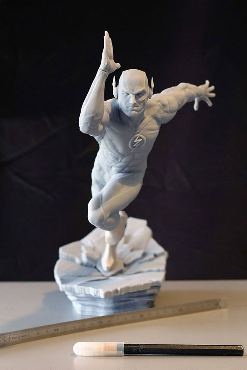 闪电侠雕像手办3D打印模型STL