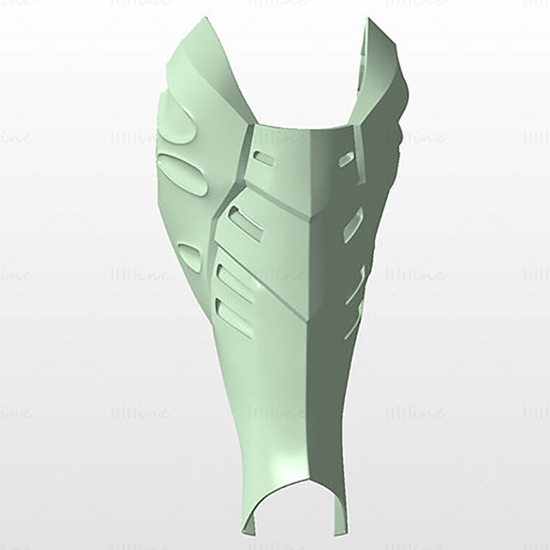 بدلة فلاش الدروع الواقية للبدن يمكن ارتداؤها بطباعة ثلاثية الأبعاد طراز STL