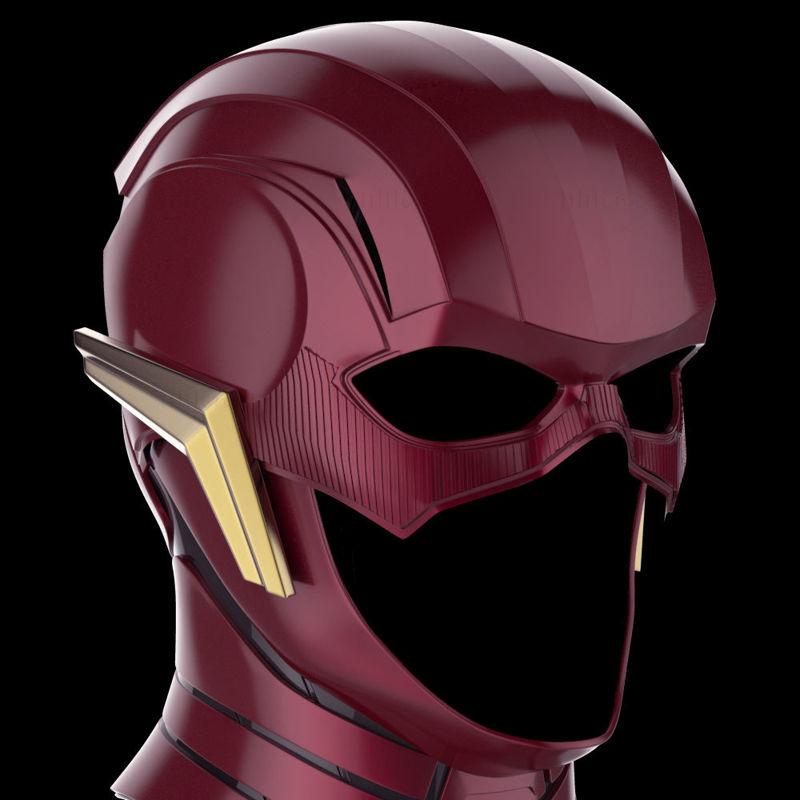 The Flash Helmet Wearable 3D Printing Model STL