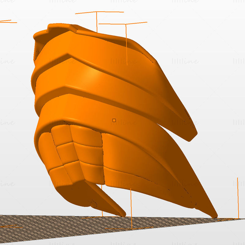 Flaş Kask Giyilebilir 3D Baskı Modeli STL