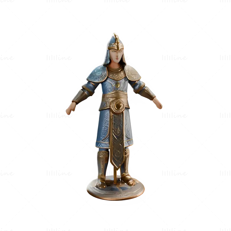 Het 3D-printmodel van de Grand Paladin