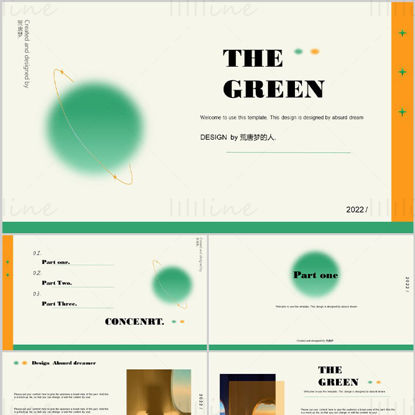 The Green PowerPoint Template