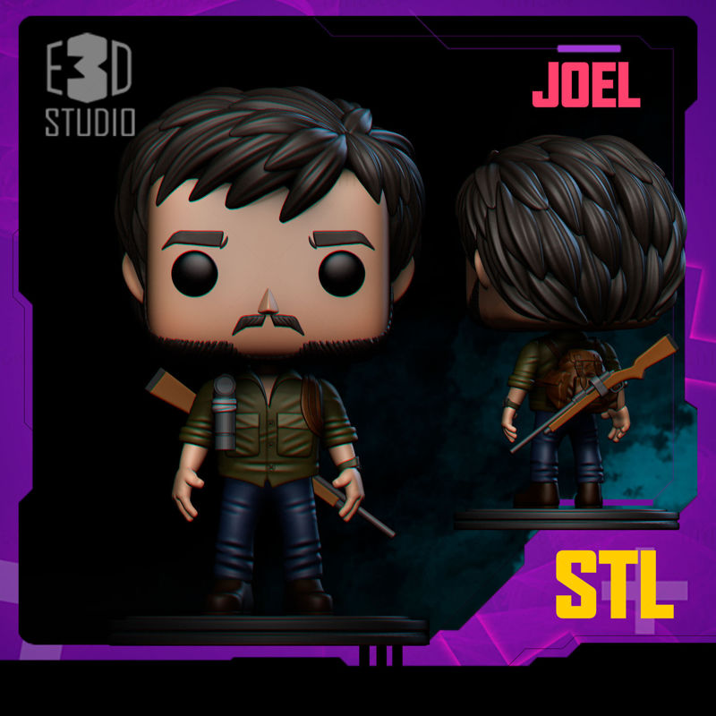 THE LAST OF US - JOEL MILLER FUNKO 3D PRINTING MODEL