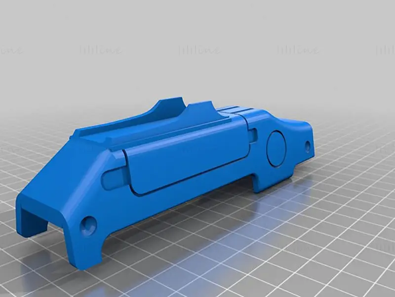 Het laatste woord Hand Canon 3D-printmodel STL