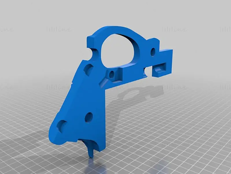 Het laatste woord Hand Canon 3D-printmodel STL