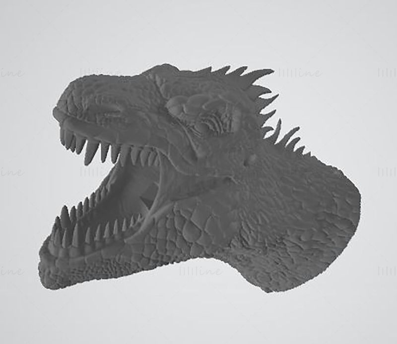 The Lizard (Washed) 3D Model Ready to Print STL