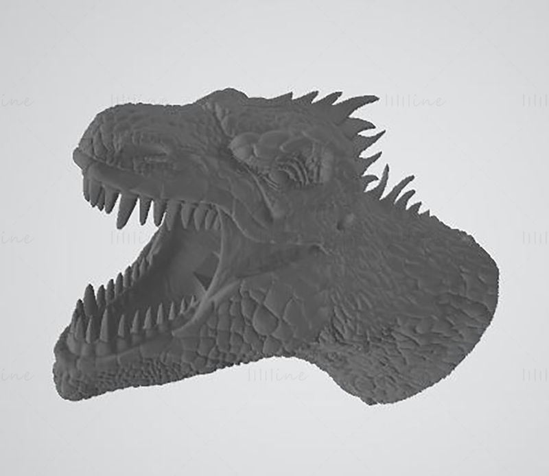 Het Lizard (gewassen) 3D-model klaar om STL af te drukken