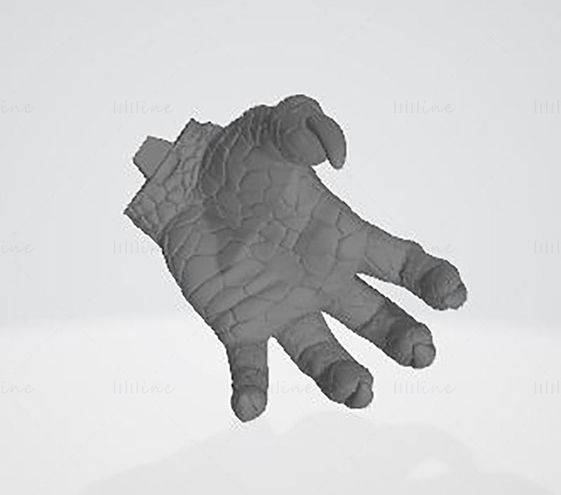 Ještěrka (umytá) 3D model připravený k tisku STL