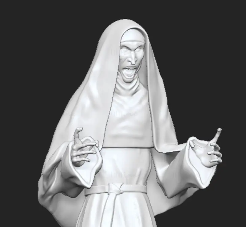 The Nun A freira 3D Printing Model STL