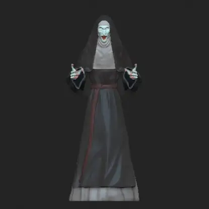 The Nun A freira 3D Printing Model STL