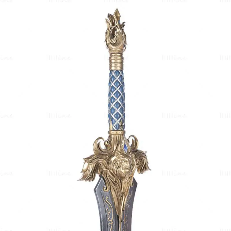 The Sword of King LLane Warcraft مدل چاپ سه بعدی STL