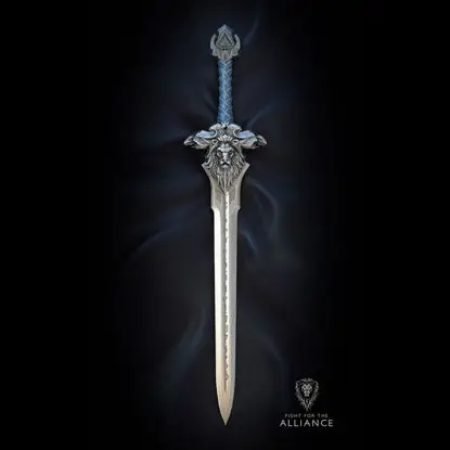 Het zwaard van de Royal Guard Warcraft 3D Printing Model STL