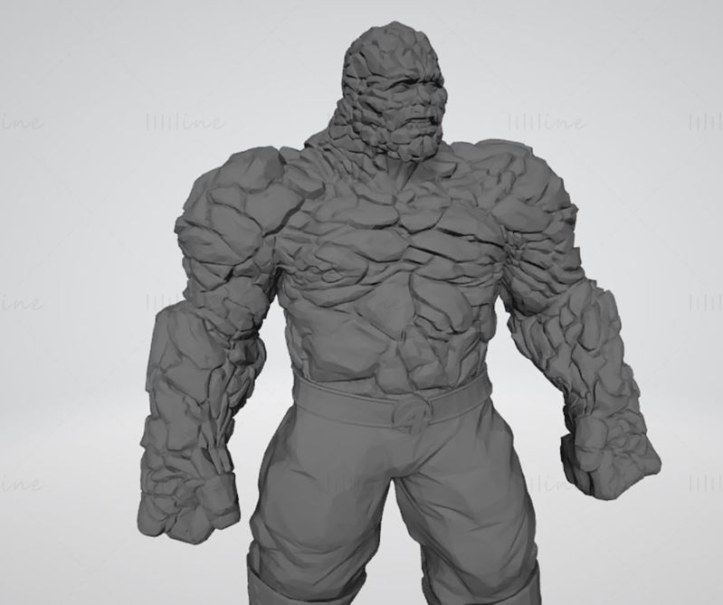 The Thing 3D モデルの印刷準備完了