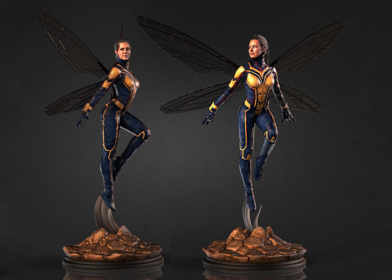 The Wasp 3D Model Ready to Print STL