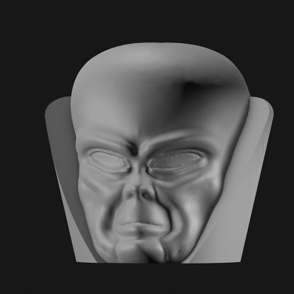 Модель головы Watcher Uatu для 3d печати STL